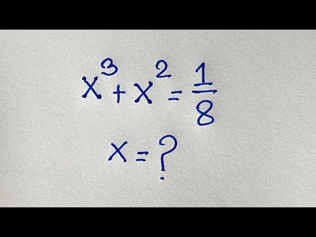 Germany | Can you solve this? | A tricky maths olympiad question :x=?