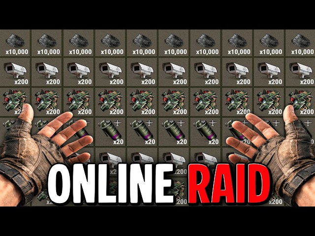 Online Raiding RICH ZERG CLAN in Rust (SOLO)
