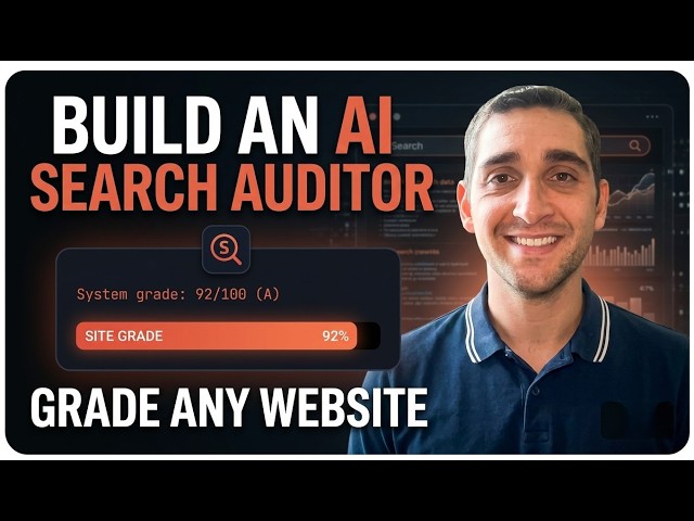 I Built an AI Search Auditor That Grades Any Website