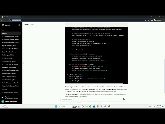 How to Bind two different EVENT to one ListCtrl in wxpython without confliction