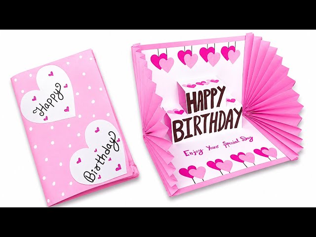 Pop Up Birthday Card | Easy Handmade Birthday Card Tutorial