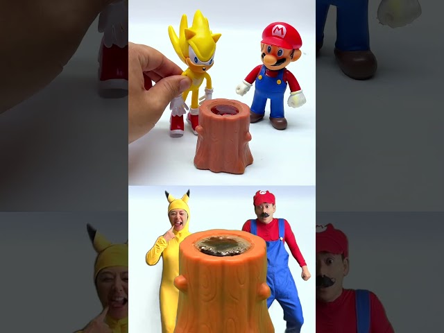 Super Mario Brothers VS Mario cute  & Sonic Toys Fun ASMR VIDEO #toys #humor #mario