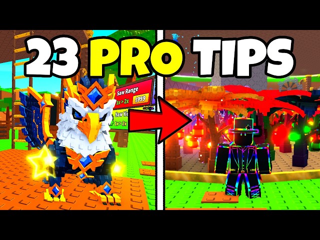 23 PRO TIPS AND TRICKS in Build A Ring Farm Roblox!