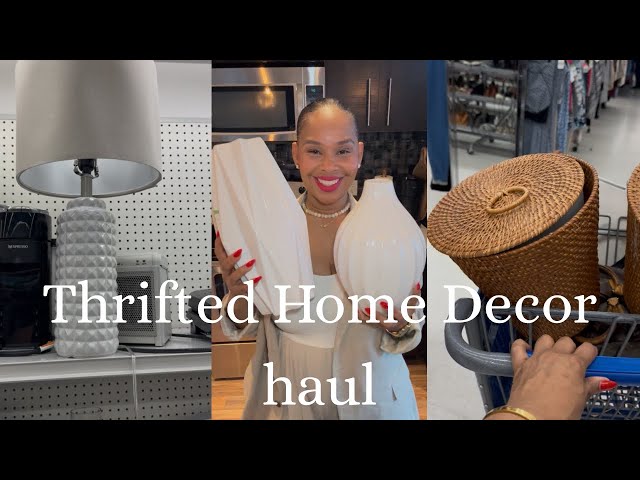 AMAZING  maximalist Thrift w/me & home decor haul/thrifting tips/adding whimsy to my home 