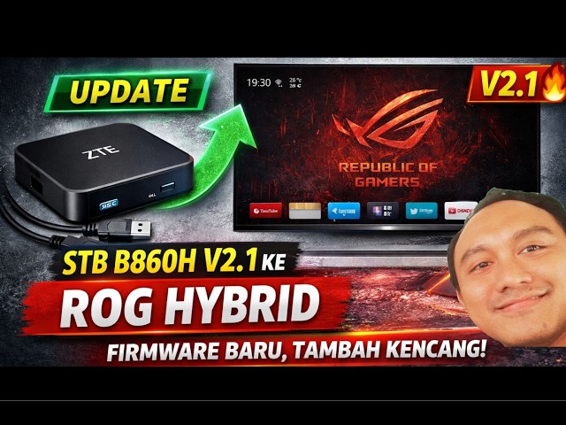 Update your STB B860H V2.1 to ROG Hybrid Firmware! Cooler Looks & More Stable 🔥