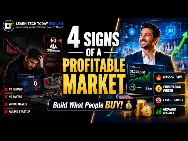 The 4 Signs of a Profitable Market | Pick Winning Business Ideas Every Time