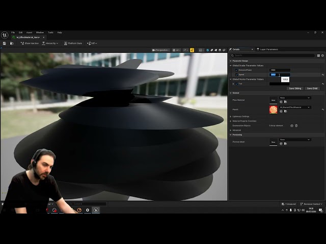AI material that reacts to light (Unreal Engine)