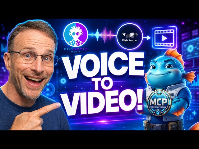 This Fish Audio MCP Workflow Turns Voice Into Video
