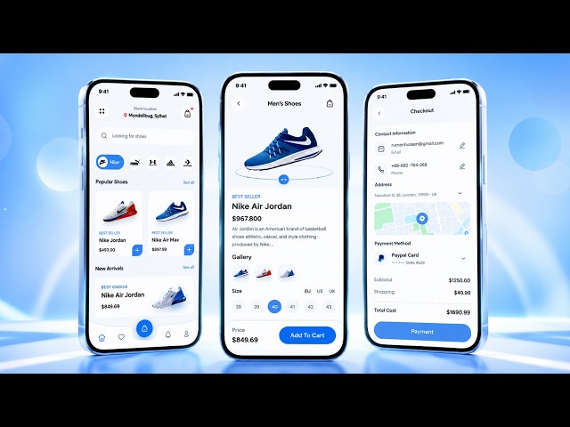 React Native Sneaker E-Commerce Full Stack App with Free Source Code | Expo + Node.js + MongoDB