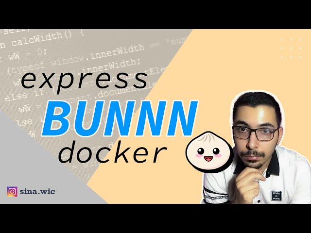 dockerize bun express project | ep 5