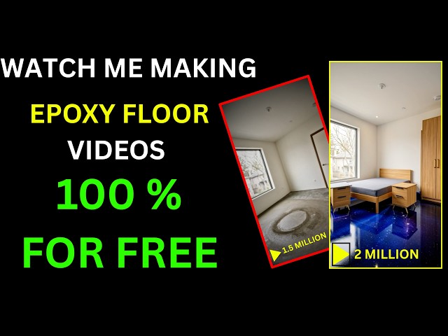 How I Actually Make Viral Epoxy Resin Floor Videos (Free % Fast)
