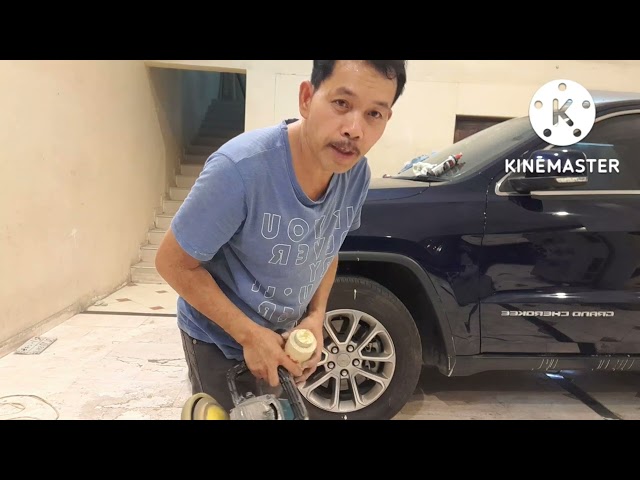 GRAND CHEROKEE JEEP 2018 MODEL PAINT POLISHING