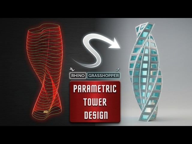 Grasshopper Parametric Tower Design Tutorial | Rhino 3D