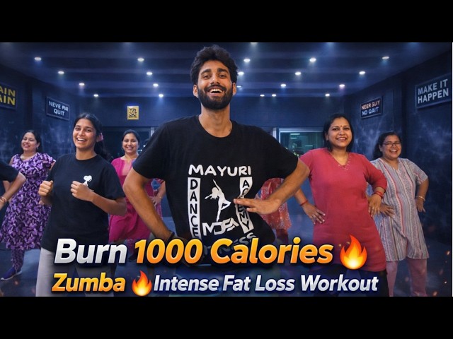 Burn 1000 Calories ZUMBA | Intense Fat Loss Workout || Govind || Mayuri Dance & Fitness Acadmey |