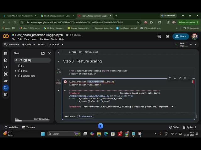 Machine Learning Project for Beginners | Heart Attack Prediction System: Part 4