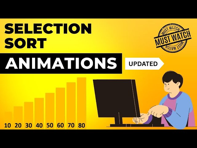 Selection Sort Animations | Data Structure | Visual How