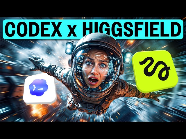 Codex + Higgsfield MCP = GOD MODE (5 cool ways to use it)