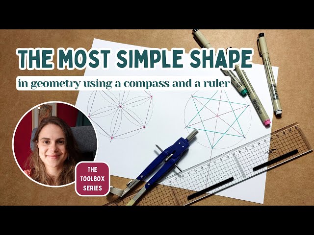 Dividing the Circle in 6 - Geometric Drawing (compass and ruler)