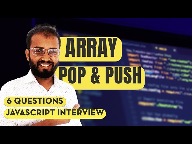 Master JavaScript Array Interview Questions - Coding & Methods Explained! part - 2