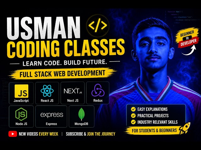 Introduction to Usman Coding Classes | Free Coding Tutorials