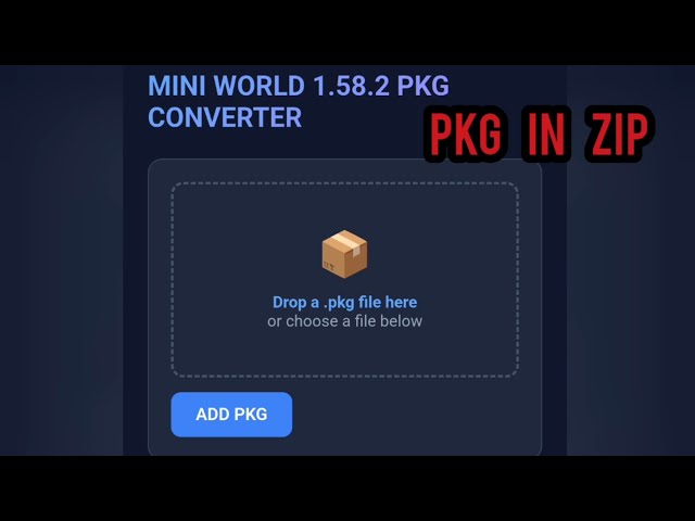 MINI WORLD 1.52.2 PKG CONVERT IN ZIP