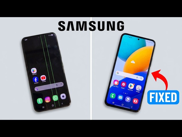 Fix Green Line on Samsung Phone After Update