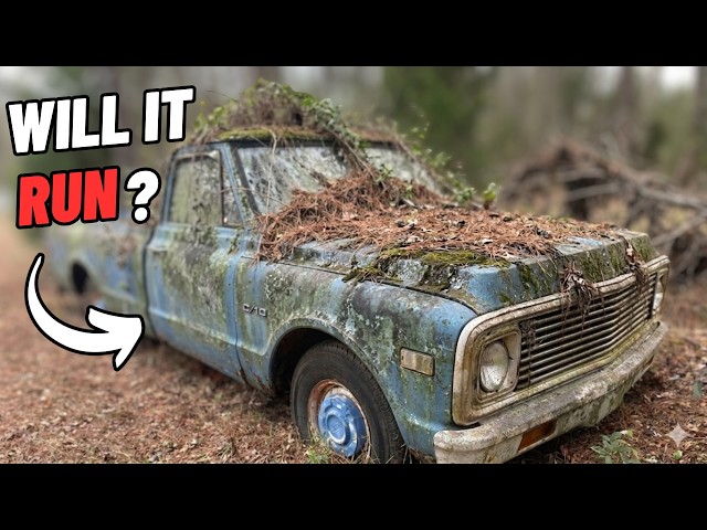 ABANDONED Chevrolet C-10 RUSTING Away For 30 Years… WILL IT RUN?