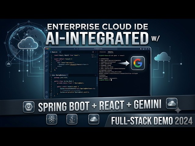 Cloud IDE | AI-Powered Cloud-Based Integrated Development Environment | Spring Boot + React + Gemini