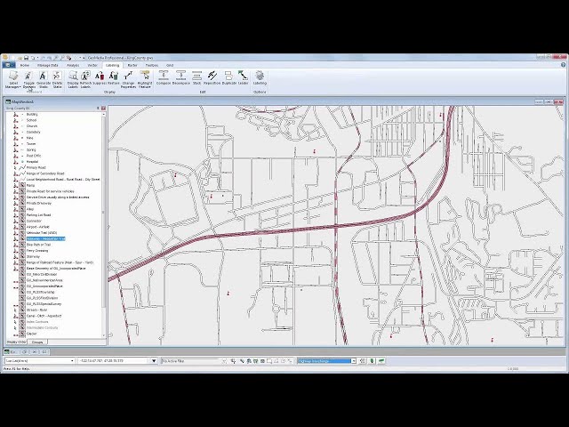 Simplificación de cómo trabajar con datos SIG en GeoMedia