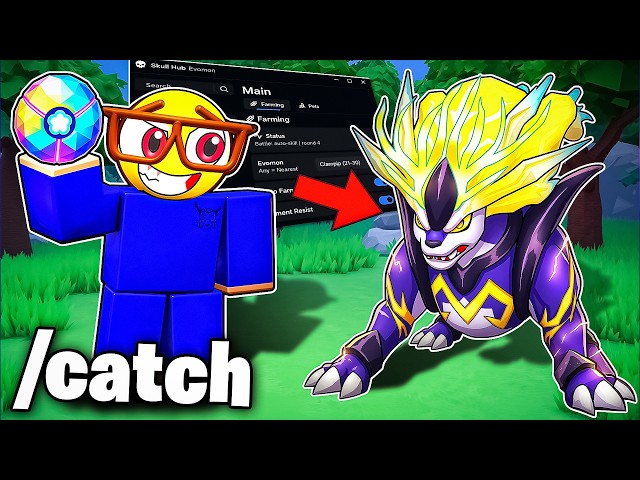 Evomon Script NO KEY - 100% SSS Shiny Prismatic, Instant Catch, Auto Boss & 99X Speed