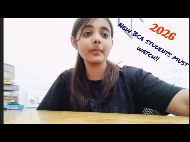 BCA 1st Semester Guide 2026 | All Subjects Explained🎒🧾📚