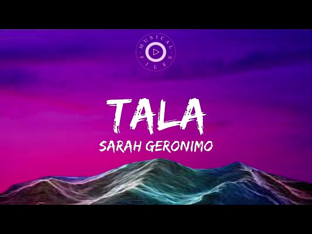 Tala Lyrics Video -  Sarah Geronimo