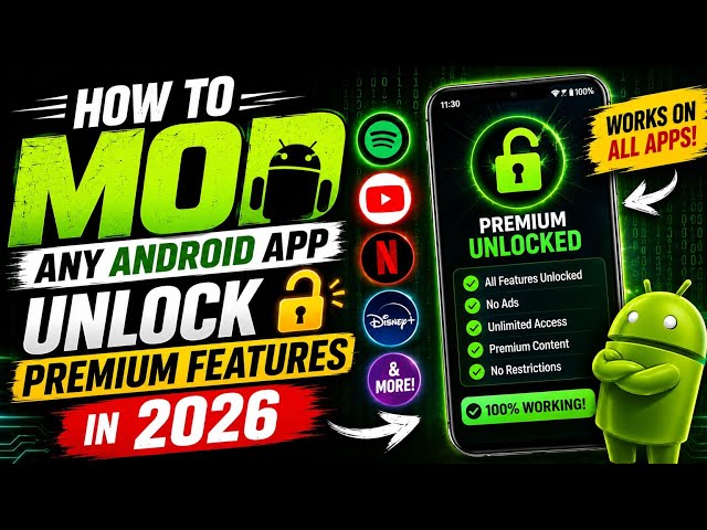 How to Mod Any Android App | Unlock Premium Features In 2026