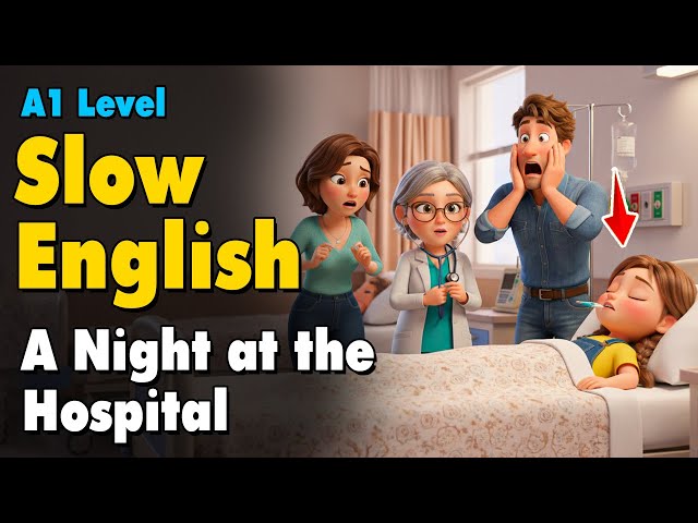A Night at the Hospital | Slow English Listening for Beginners (A1 Level)