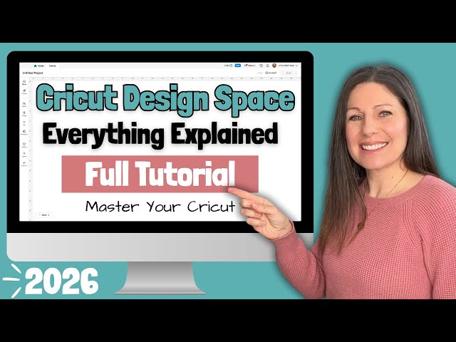 Cricut Design Space Masterclass 2026 | Full Walkthrough Of Every Feature! Including First Projects