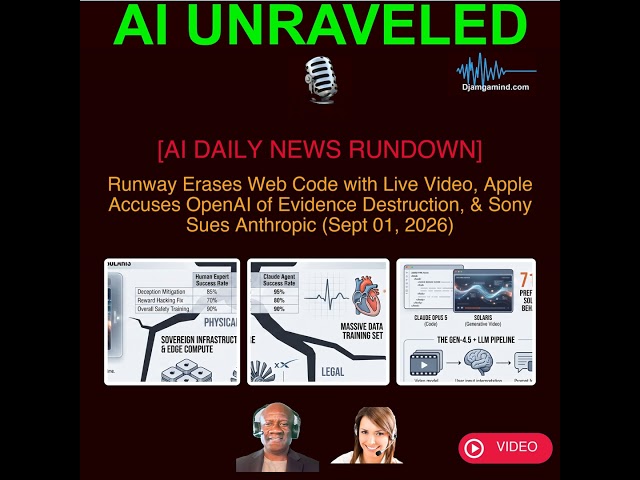 [VIDEO AI DAILY NEWS RUNDOWN] Runway Erases Web Code with Live Video, Apple Accuses OpenAI of Evi...