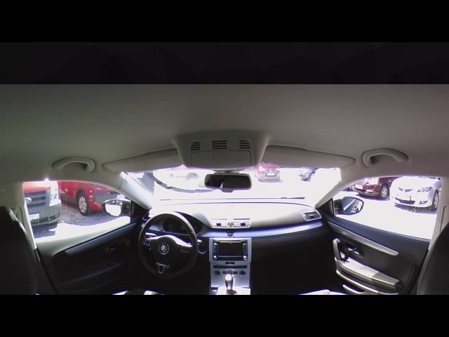 Volkswagen CC 2013 interior view with 360 camera
