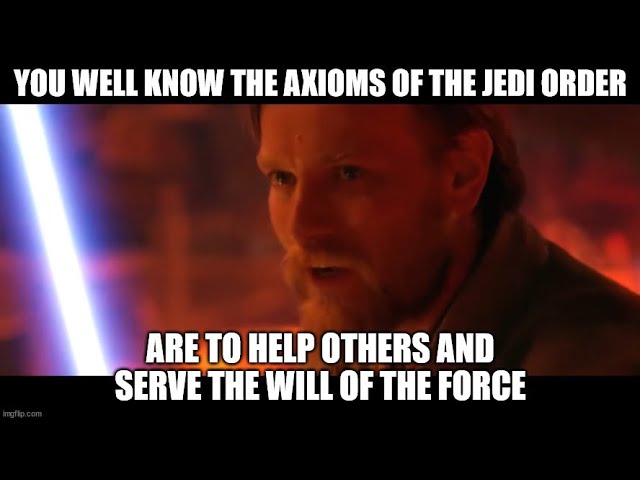 From my point of view the Jedi are evil
