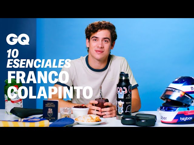 Franco Colapinto: 10 things he can’t live without | 10 Essentials | GQ Spain