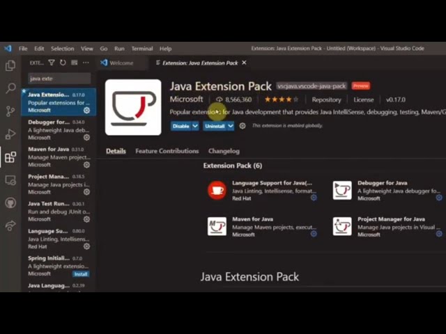 How to Run Java Program in Visual Studio Code ! Visual studio java setup