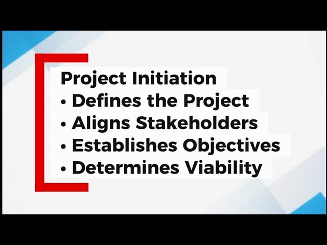Project Management: Initiation Phase  - Learn how to define project goals &  write charters 