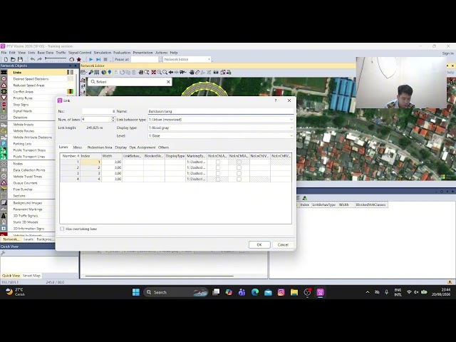 TUTORIAL Jaringan jalan PTV Vissim !!!