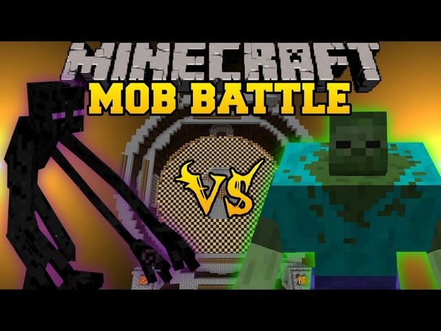 Mutant Zombie Vs Mutant Enderman - Minecraft Mob Battles - Mutant Creatures Mod