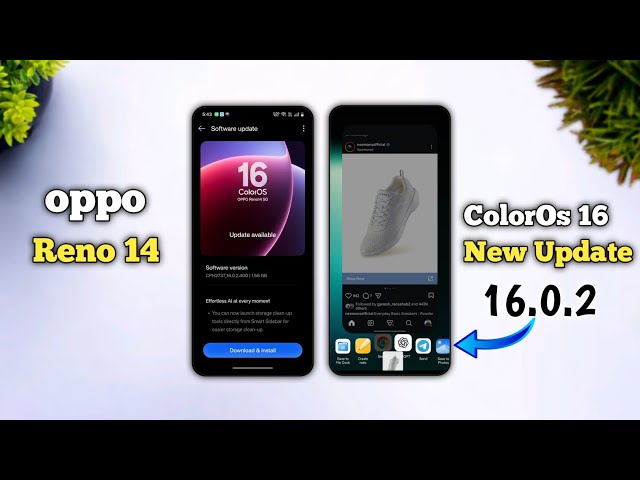 oppo Reno 14 ColorOs 16 New Update 16.0.2 Rollout 🔥⚡ | Oppo Reno 14 ColorOs 16 New Update Release