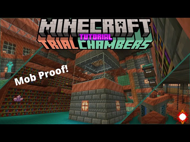 Minecraft How to Build an Advanced / Pro Trial Chambers Base -Tutorial-