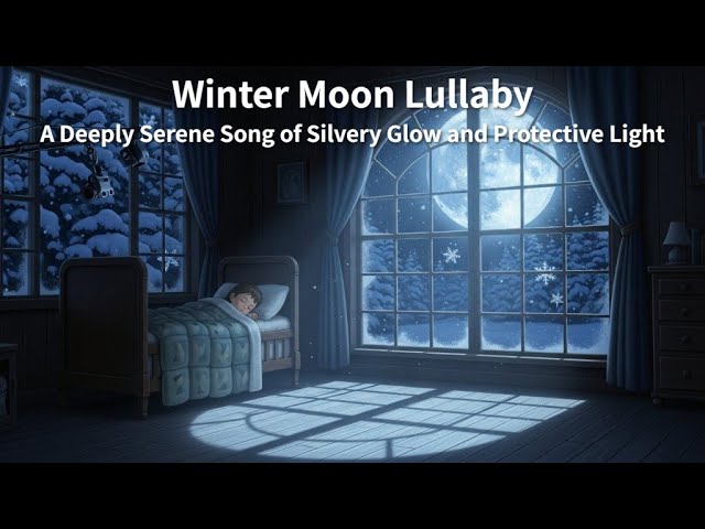 Winter Moon Lullaby | A Deeply Serene Song of Silvery Glow and Protective Light