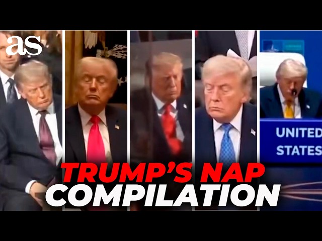 The TRUMP SLEEP COMPILATION: Moments he APPEARED to FALL ASLEEP on camera