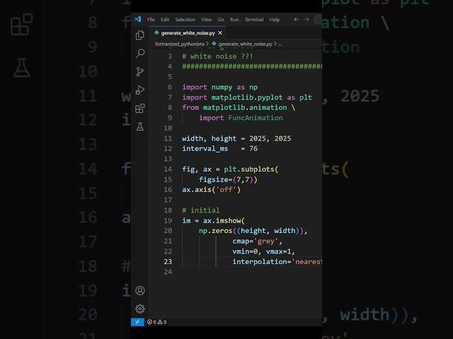 How to generate white noise #python