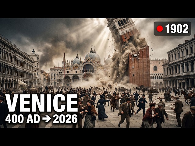 Evolution of Venice (400 AD–2026) | Fixed-Camera Historical Timelapse