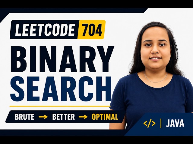 LeetCode 704 : Binary Search  | Linear Search | Binary Search | Time complexity | part 2